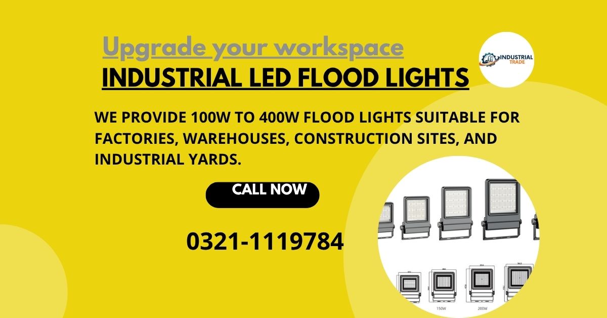 Upgrade your workspace with high-power Industrial LED Flood Lights in Pakistan