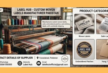 Label Hub – Custom Woven Labels Manufacturer Pakistan