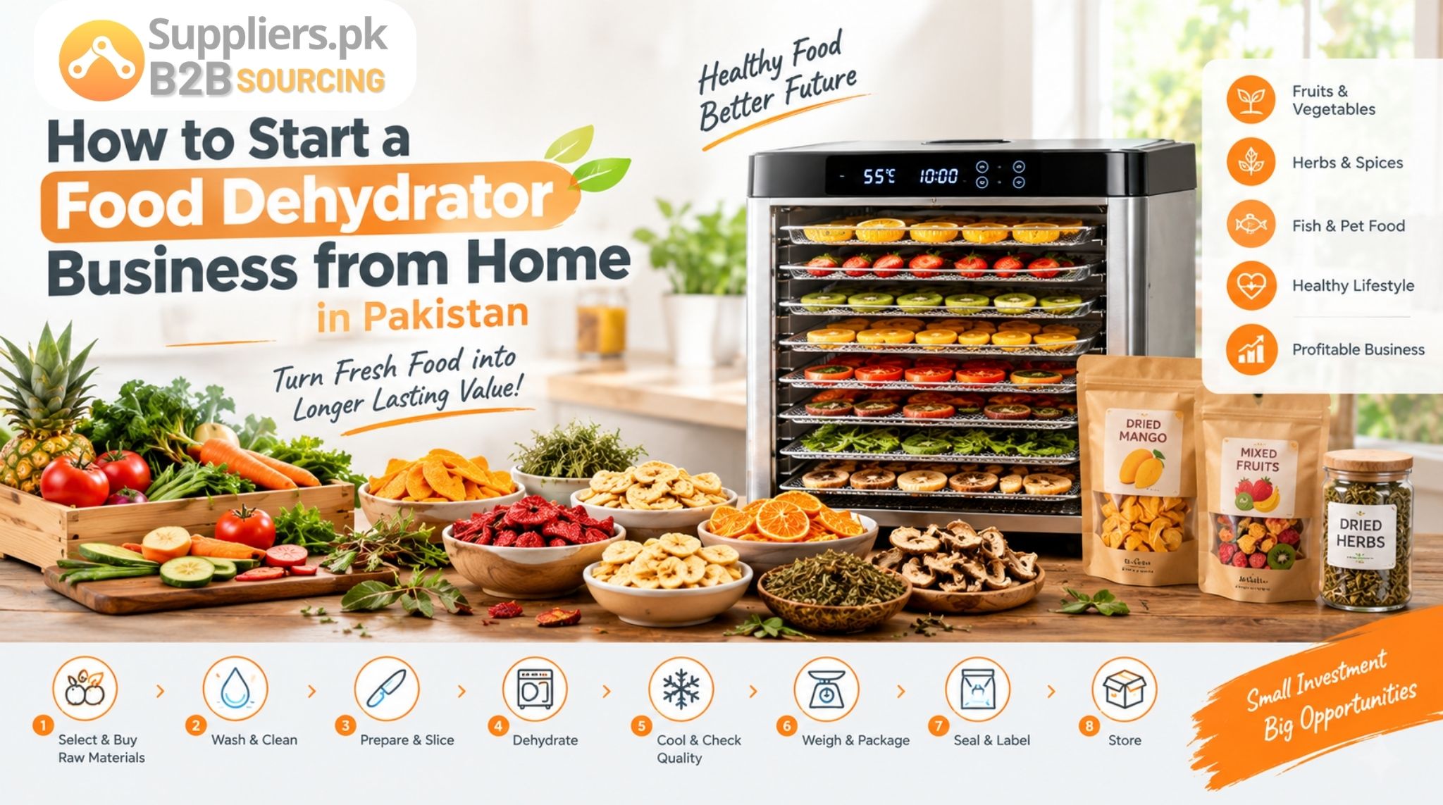 How to Start Food Dehydrator Business from Home