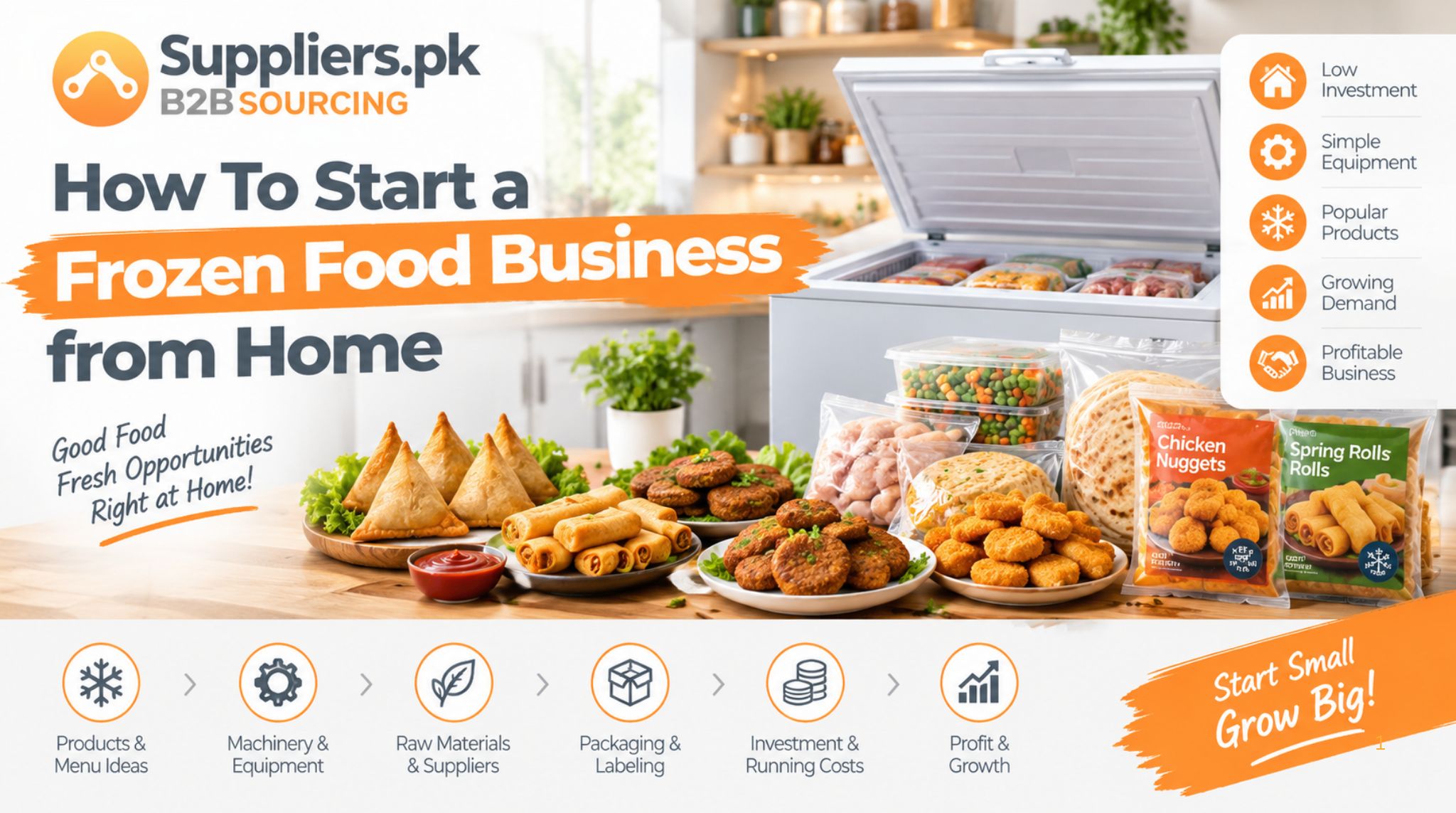 How to Start a Frozen Food Business from Home